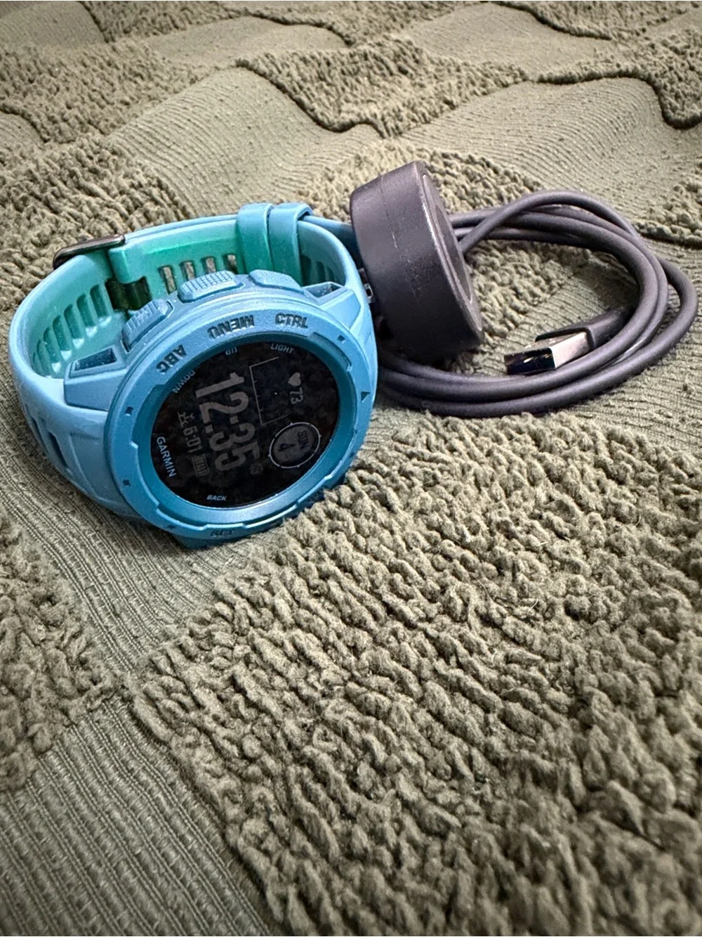Garmin Instinct GPS Watch with Charger Cable